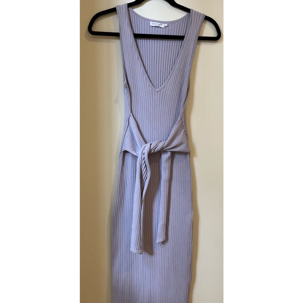 Lilac Knit Good American Dress